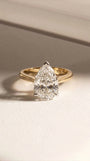 Wifey | 3 carat Pear Solitaire Lab-Grown Diamond Engagement Ring