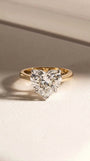 Wedding Vow | 3 carat Heart Solitaire Lab-Grown Diamond Engagement Ring