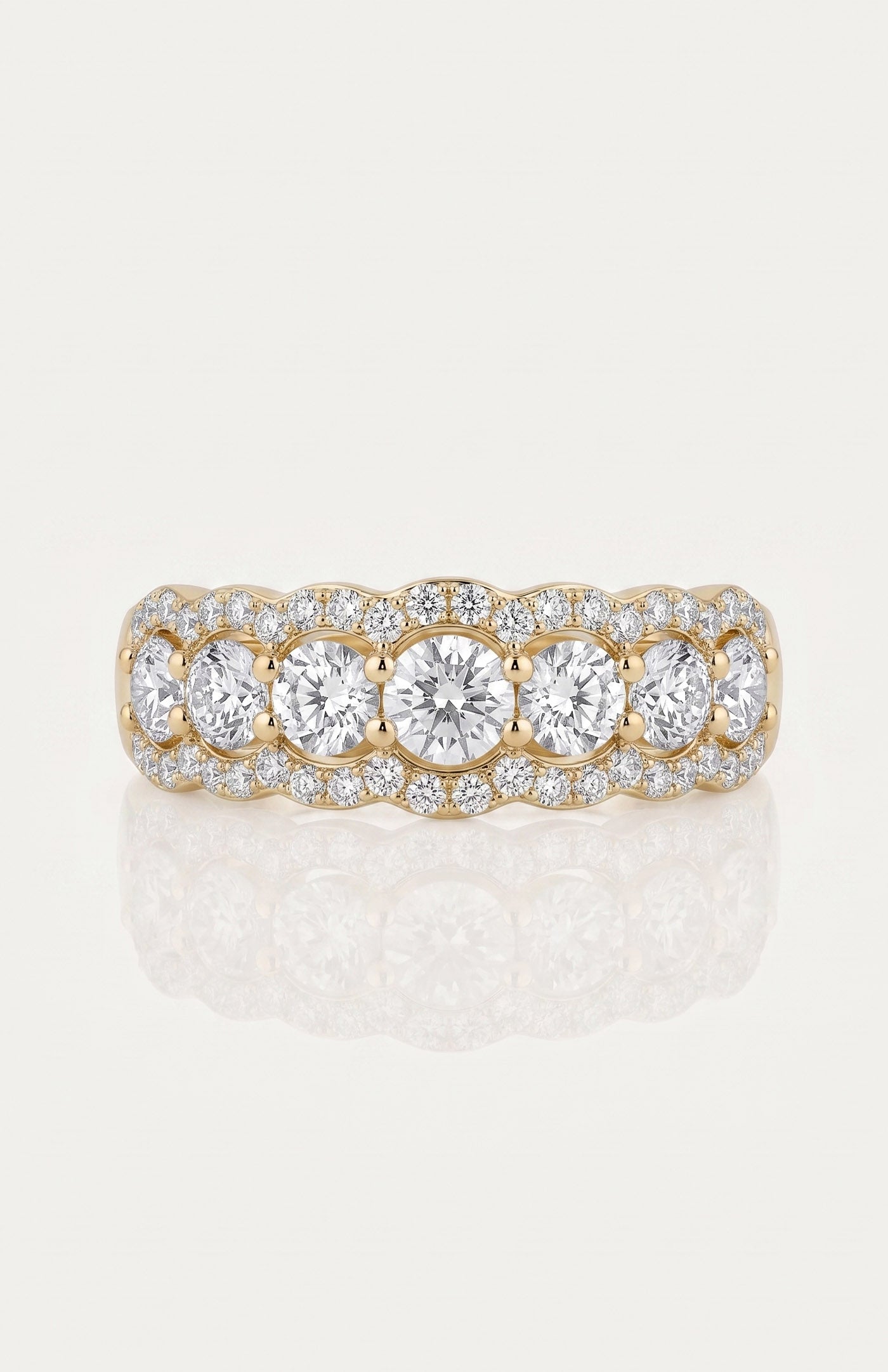 Love Band Engagement Ring  | Lab-Grown Diamond