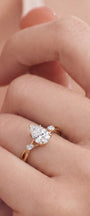 Pear Cut Engagement Ring  | Lab-Grown Diamond