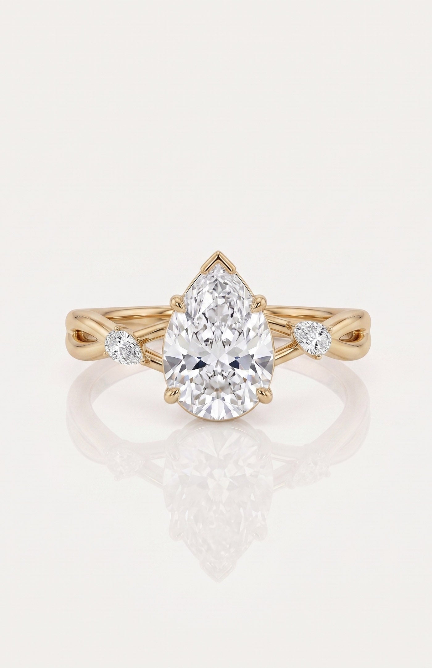 Pear Cut Engagement Ring  | Lab-Grown Diamond