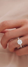 Cushion Cut Engagement Ring  | Lab-Grown Diamond