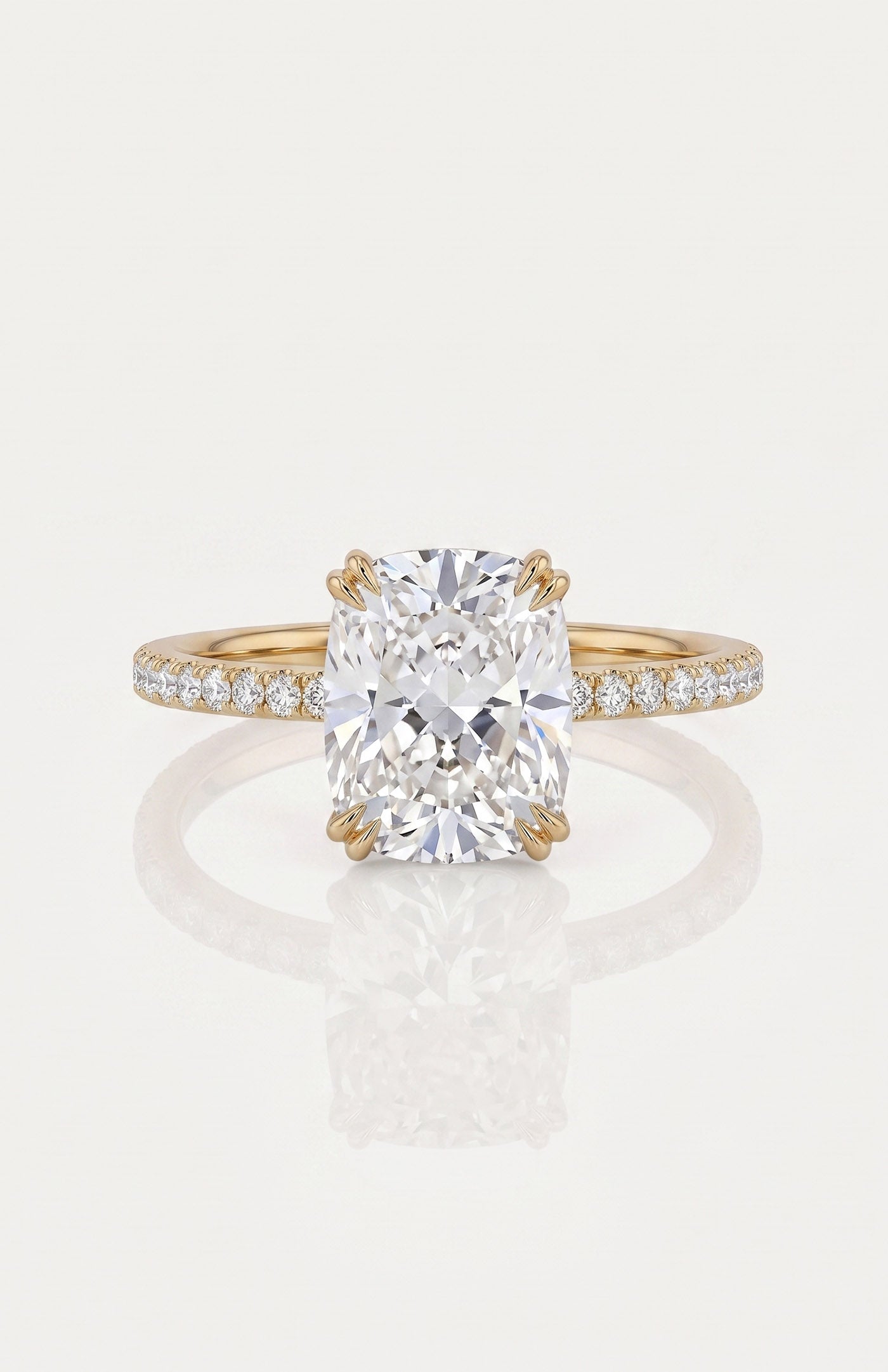 Cushion Cut Engagement Ring  | Lab-Grown Diamond