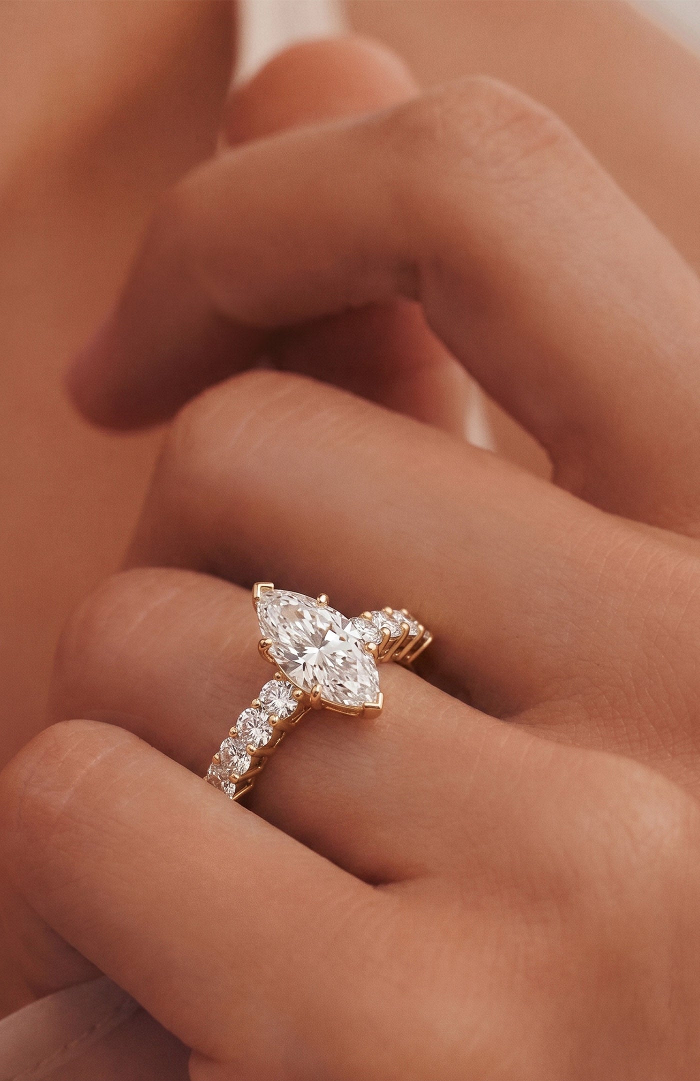 Marquise Engagement Ring  | Lab-Grown Diamond